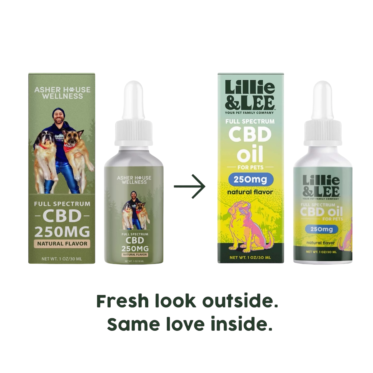 250mg CBD Oil | Calm + Comfort - for Pets – Lillie&Lee