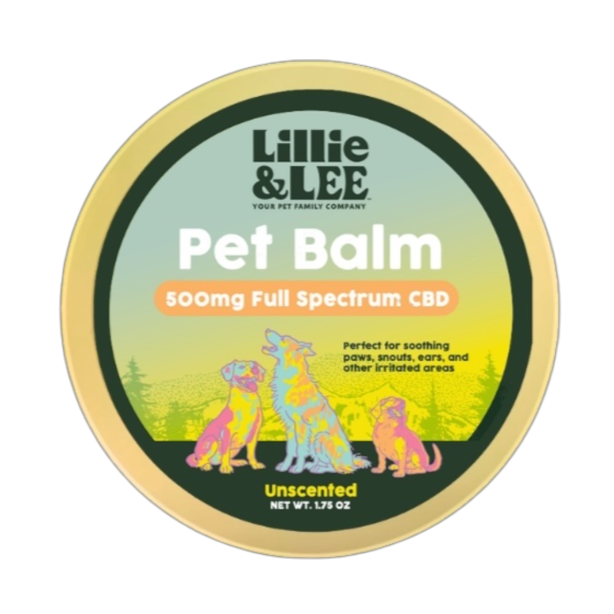 500mg CBD Balm | Relief + Restore - for Pets – Lillie&Lee