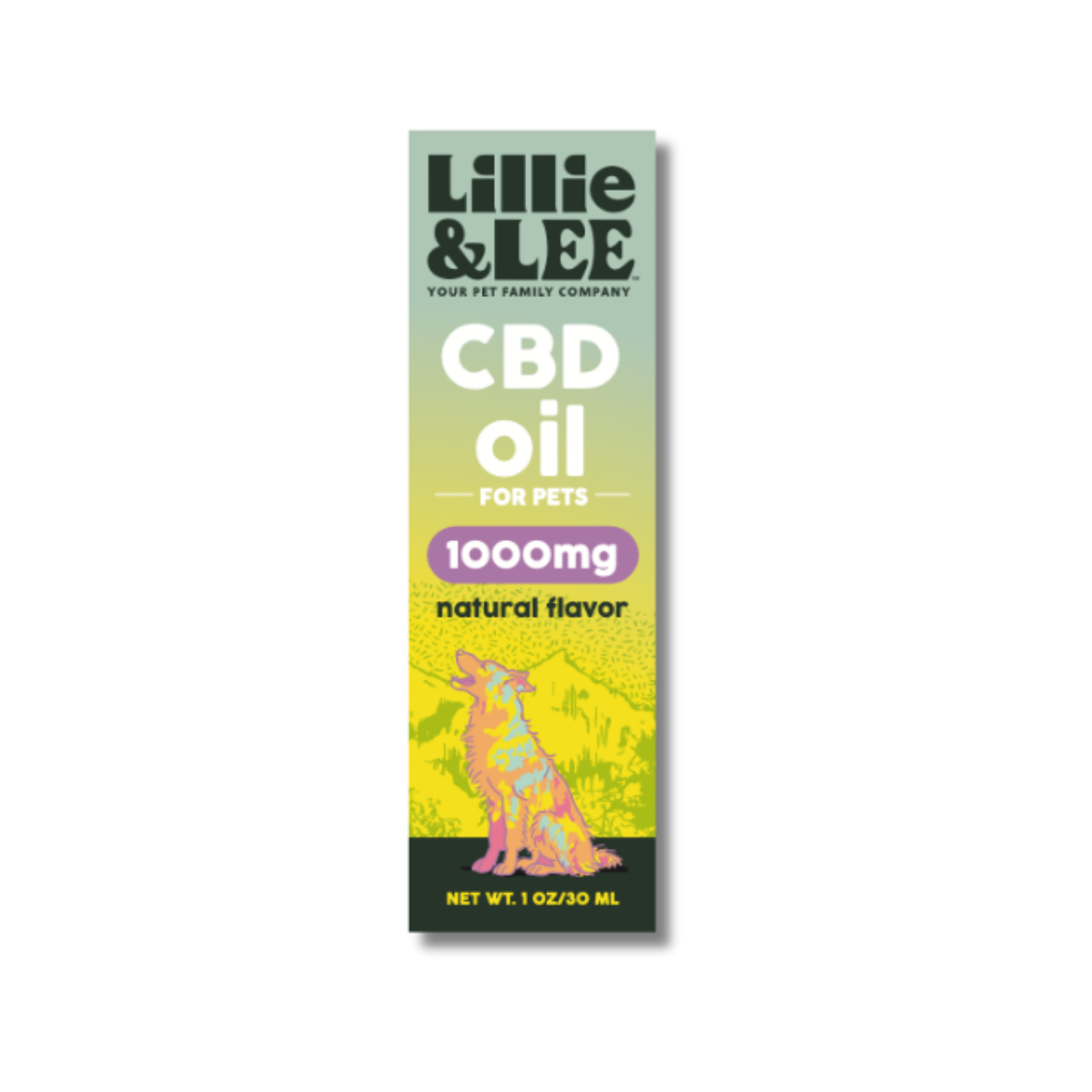 1000mg CBD Isolate Oil - For Pets