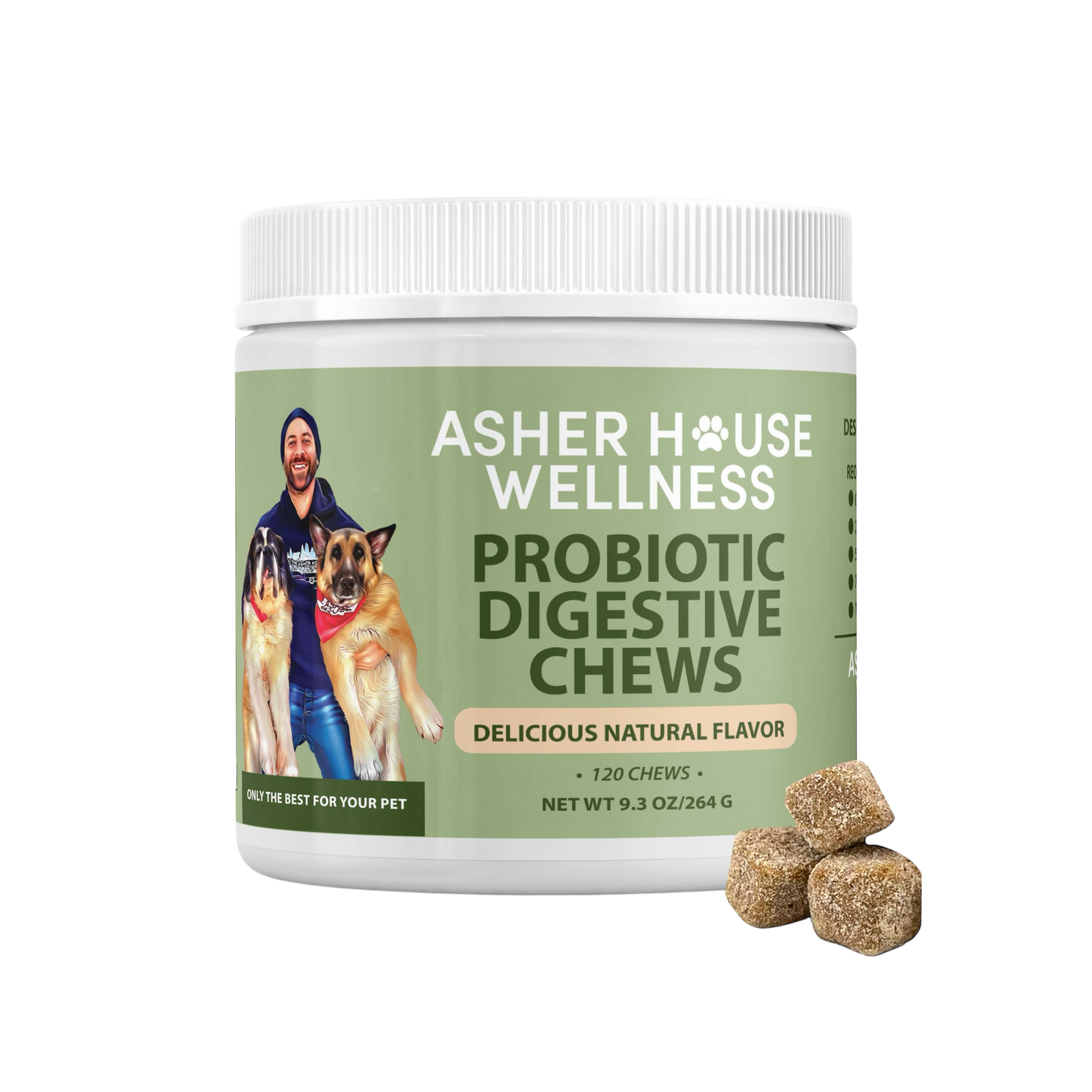 Probiotic Digestive Chews | Flora + Flourish