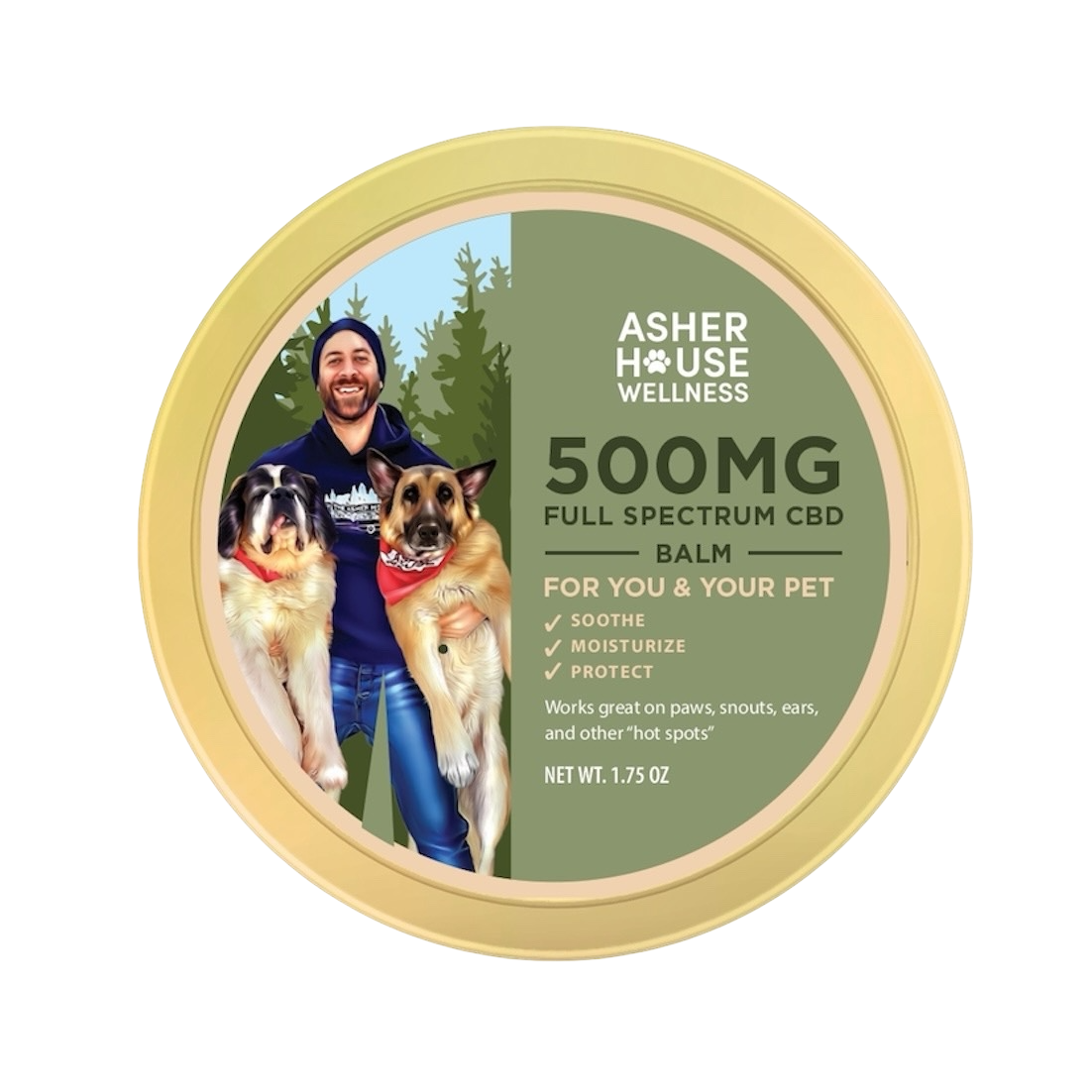 500mg CBD Balm | Relief + Restore - for Pets