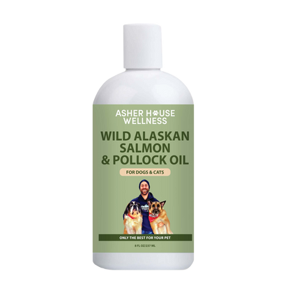 Wild Alaskan Salmon & Pollock Oil | Brain + Heart - for Pets