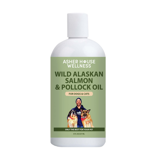 Wild Alaskan Salmon & Pollock Oil | Brain + Heart - for Pets