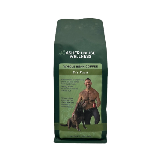 Bo's Dark Roast Organic Whole Bean Coffee | Rich + Smooth