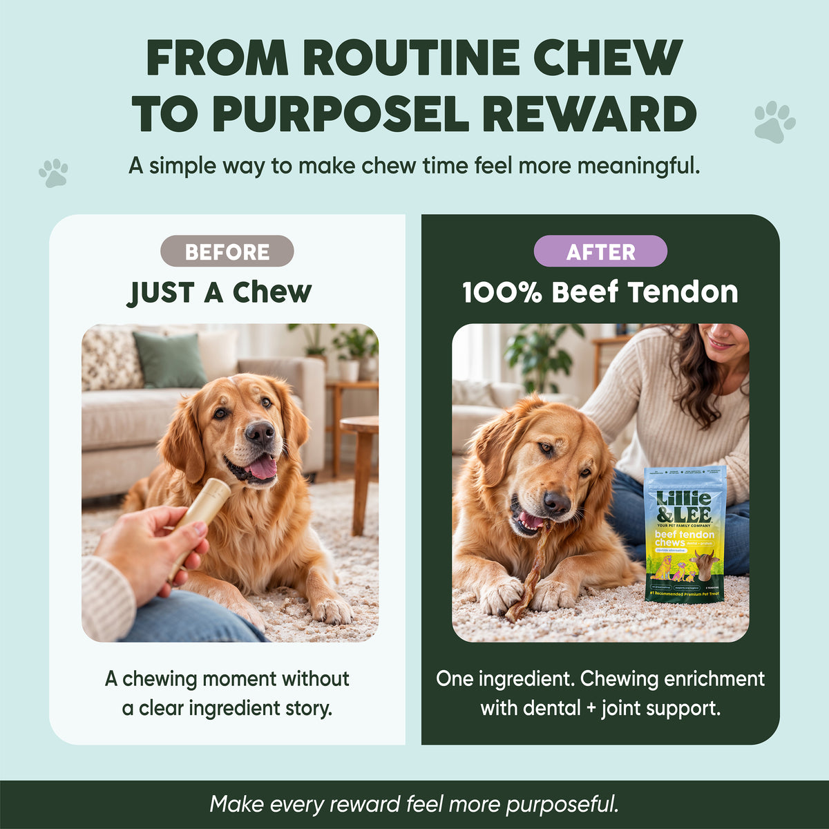 Beef Tendon Chews | Dental + Joint