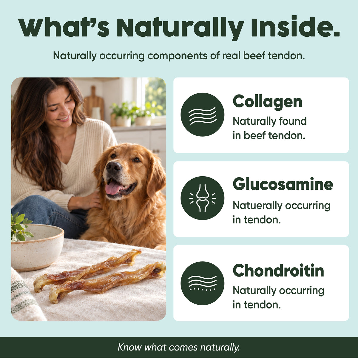Beef Tendon Chews | Dental + Joint
