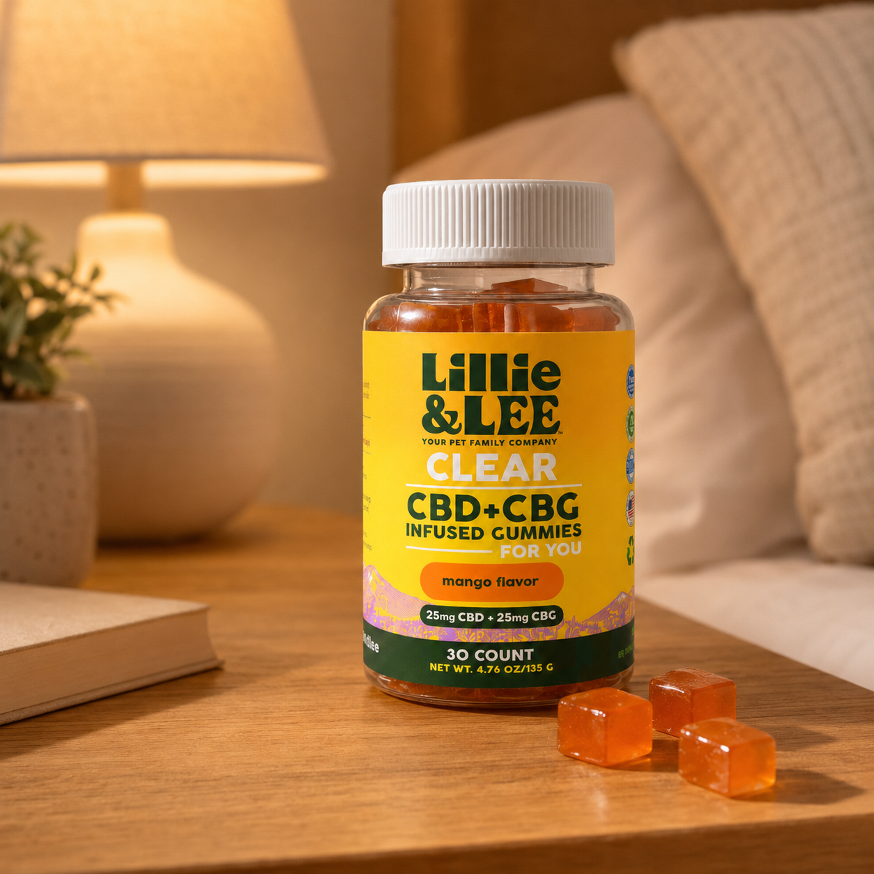 Clear CBG+CBD Gummies