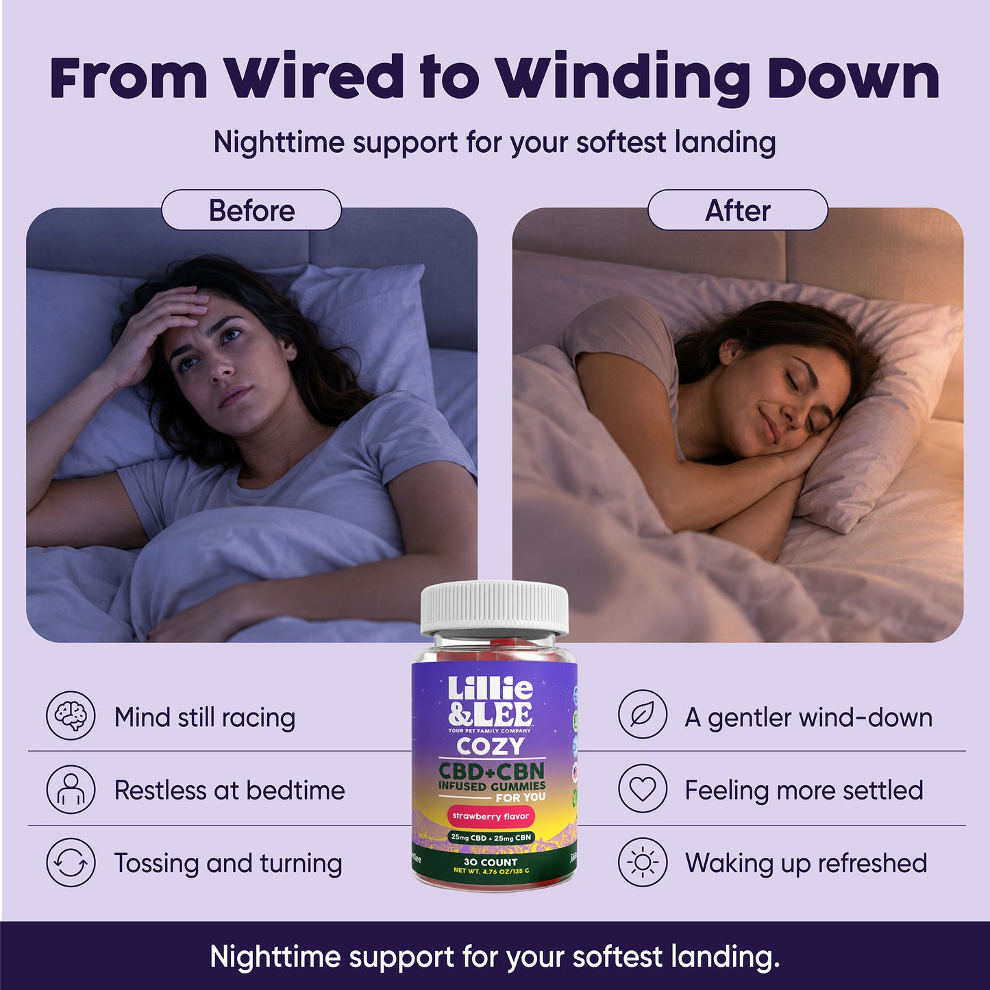 Cozy CBN+CBD Gummies