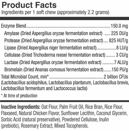 Probiotic Digestive Chews | Flora + Flourish