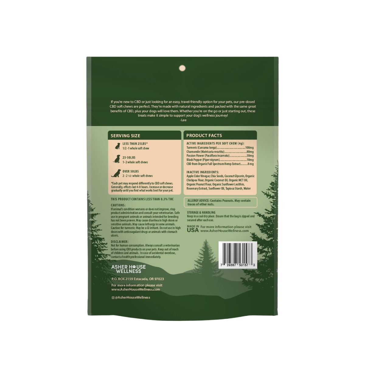 CBD Soft Chews | Calm + Comfort - for Pets