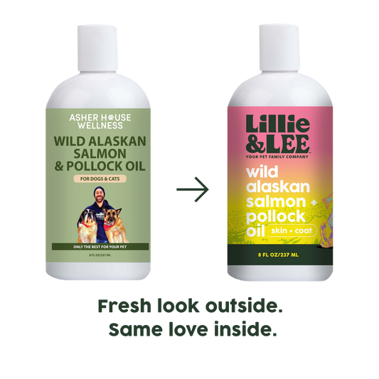 Wild Alaskan Salmon & Pollock Oil | Brain + Heart - for Pets