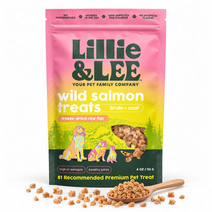 Wild Salmon Food Topper Treats | Brain + Coat