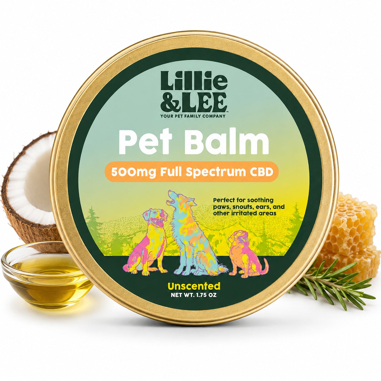 500mg CBD Balm | Relief + Restore - for Pets