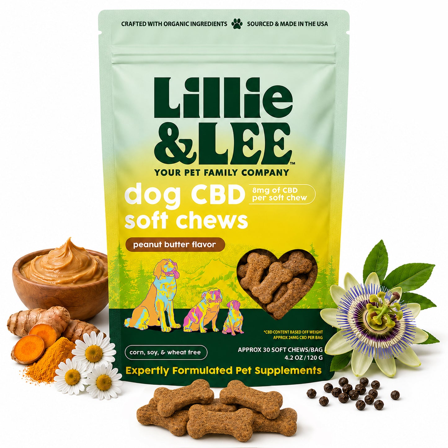 CBD Soft Chews | Calm + Comfort - for Pets