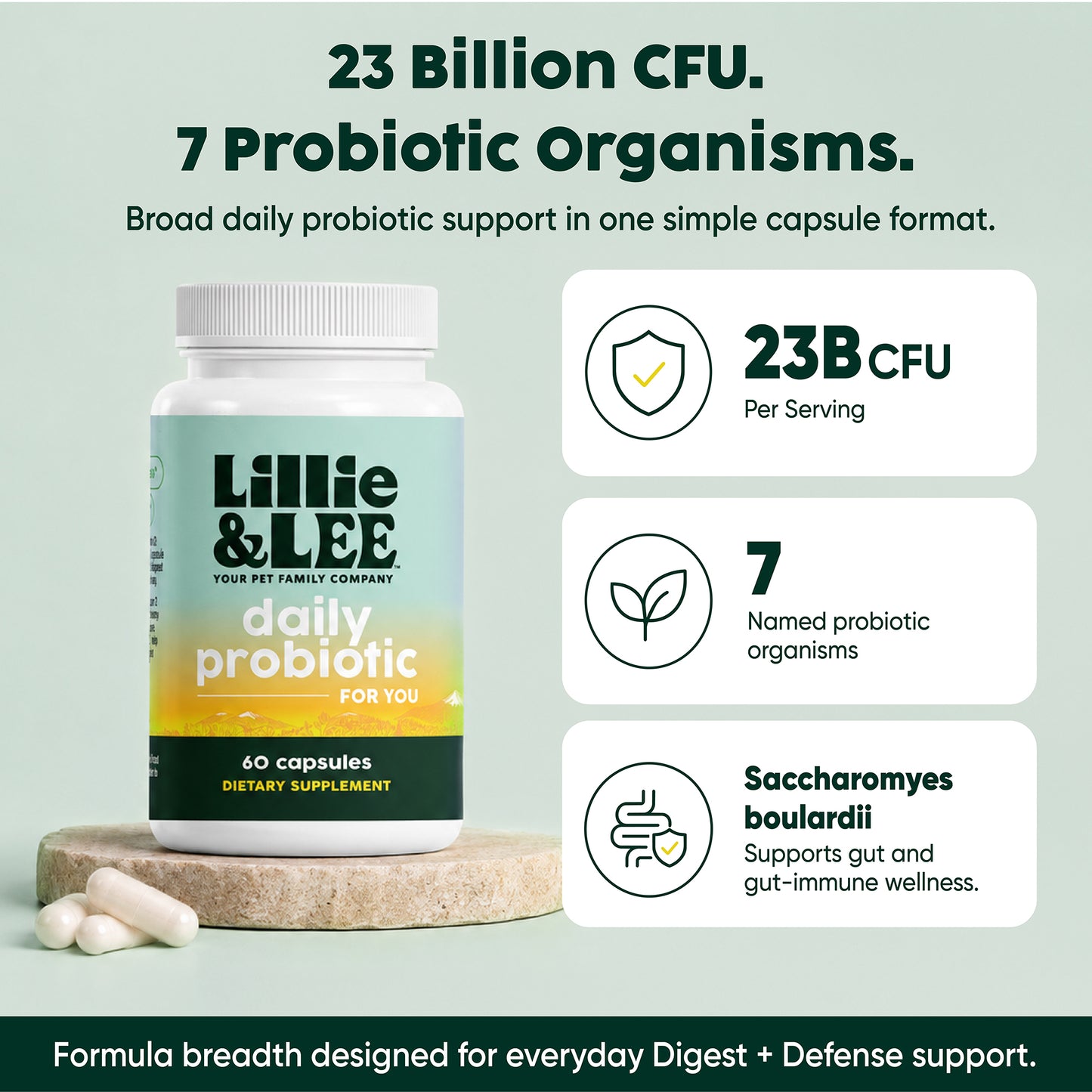 Daily Probiotic | Digest + Defense