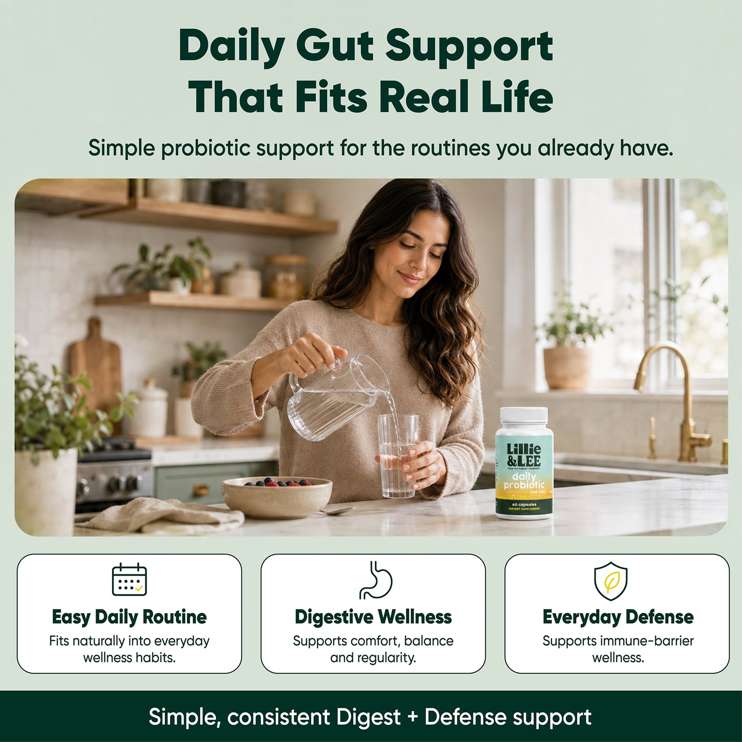 Daily Probiotic | Digest + Defense