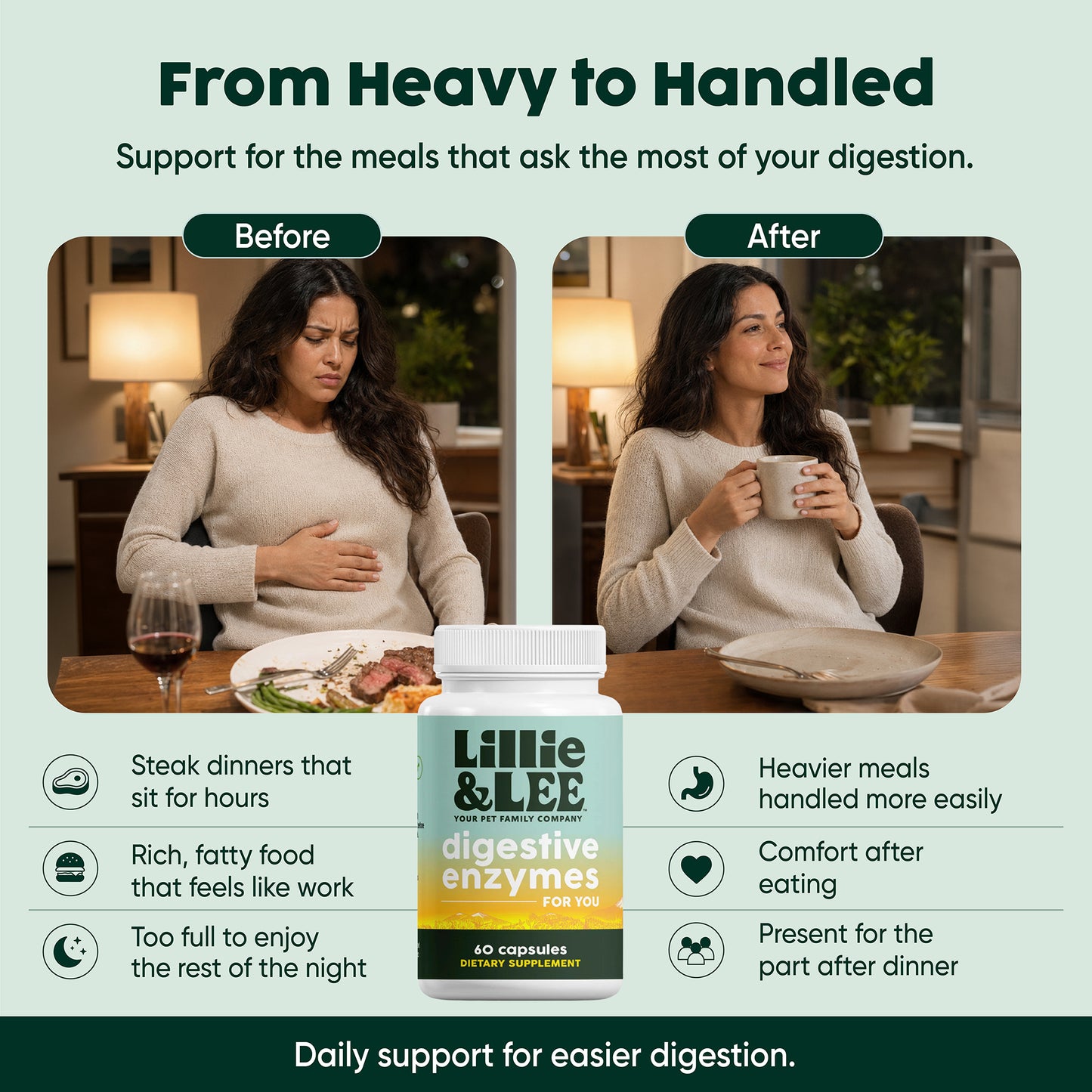 Digestive Enzymes | Digest + Comfort