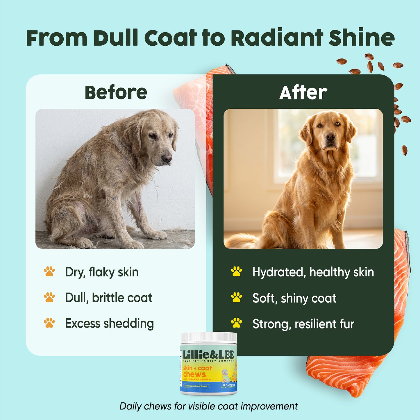 Skin & Coat Chews | Luster + Nourish